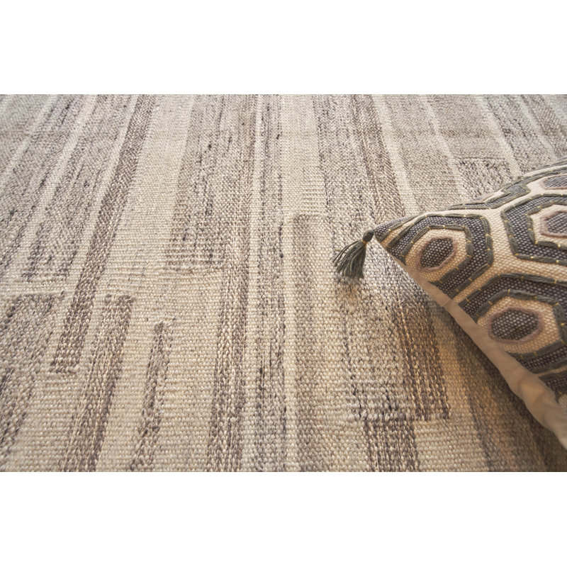 Scandinavian Wool Geometric Area Rug, Rectangle 12' x 15'