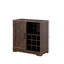 Solid Wood Cabinet/Enclosed Storage Wine Bottle Rack-853837409