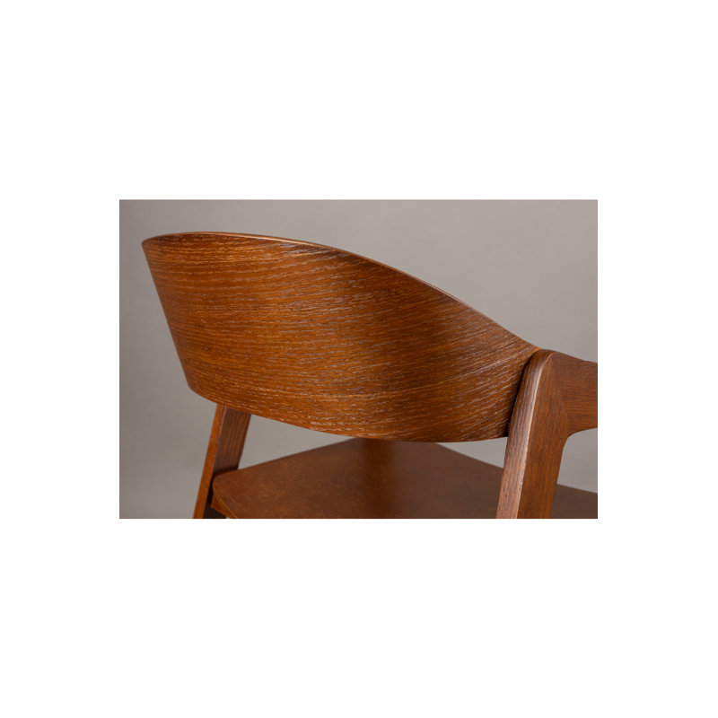 Westlake Solid Wood Arm Chair, Brown