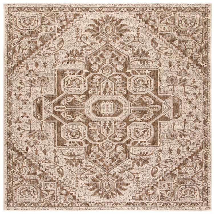 Klaus Hooked Beige Indoor/Outdoor Rug