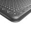 ensemble de pièces en fonte d'aluminium - table rectangulaire résistante aux intempéries et 6 chaises pivotantes avec cadre noir-580725432