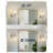 Steel Armed Sconce With Fluted Clear Glass-635897103