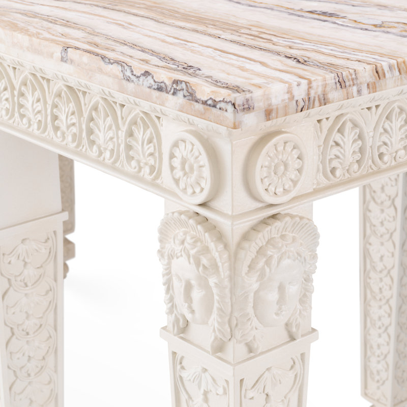 Croome 84.25'' W Marble Console Table