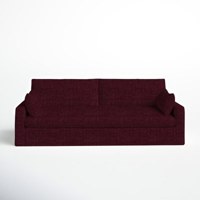 Luna 90"" Square Arm Slipcovered Sofa with Reversible Cushions -  Birch Lane™, D119F87632614754A07FEBE1AE9869B5