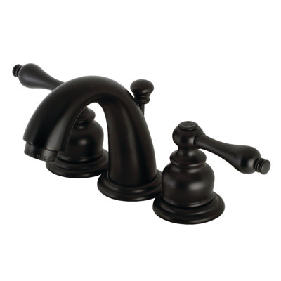 Kingston Brass Victorian Two-Handle 3-Hole Deck Mount Bathroom Faucet with Pop-Up