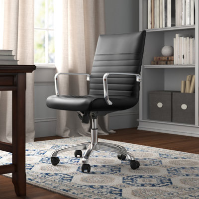 Chaise de bureau en vinyle Ripple