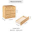 Commode 3 tiroirs Rustic Farmhouse