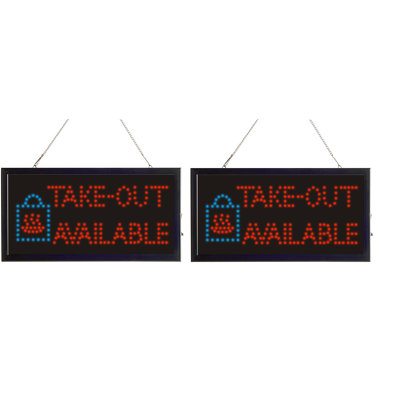 Take-Out Available Sign