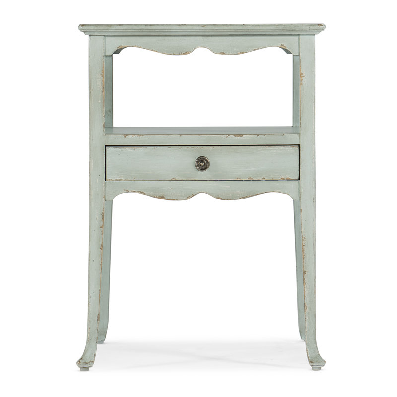 Charleston One-Drawer Accent Table, Haint Blue