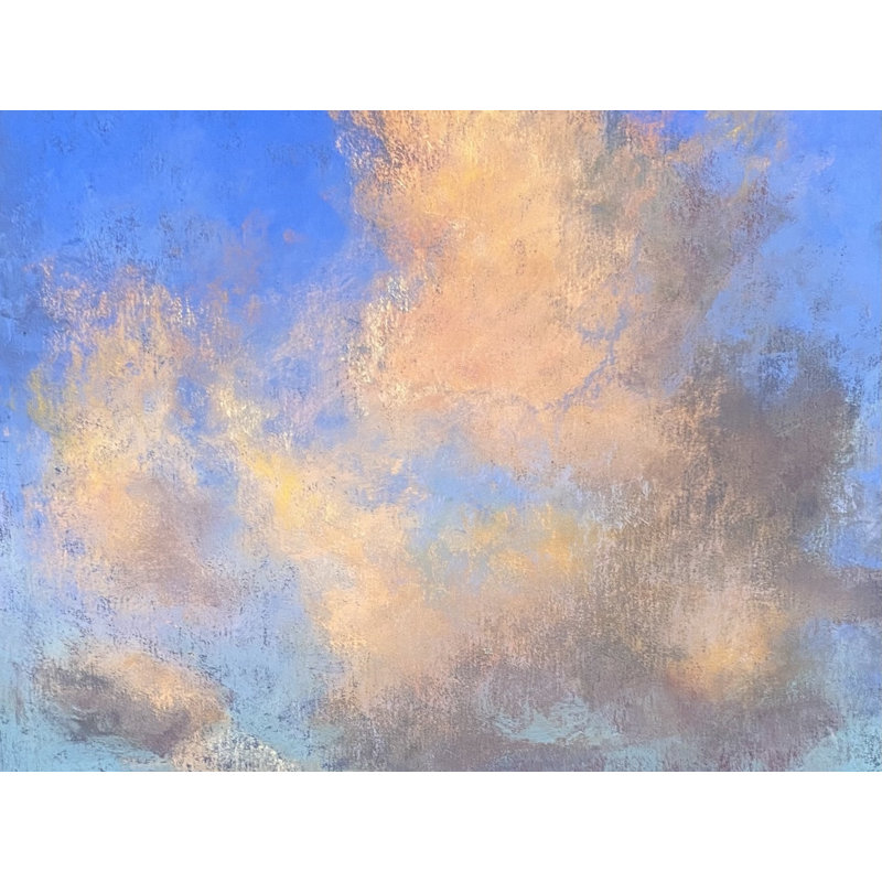 «Evening Clouds» par Dina Gardner, H 17,25 po x l 21,25 po x P 0,875 po