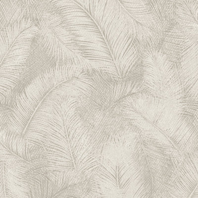 Arcadia Collection Feathered Leaves Wallpaper Roll