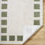 Machine Washable Shaggy Boho Grass Green Area Rug-570806566