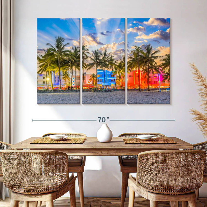 Sirci Ocean Drive Miami, H 42 po x l 65 po