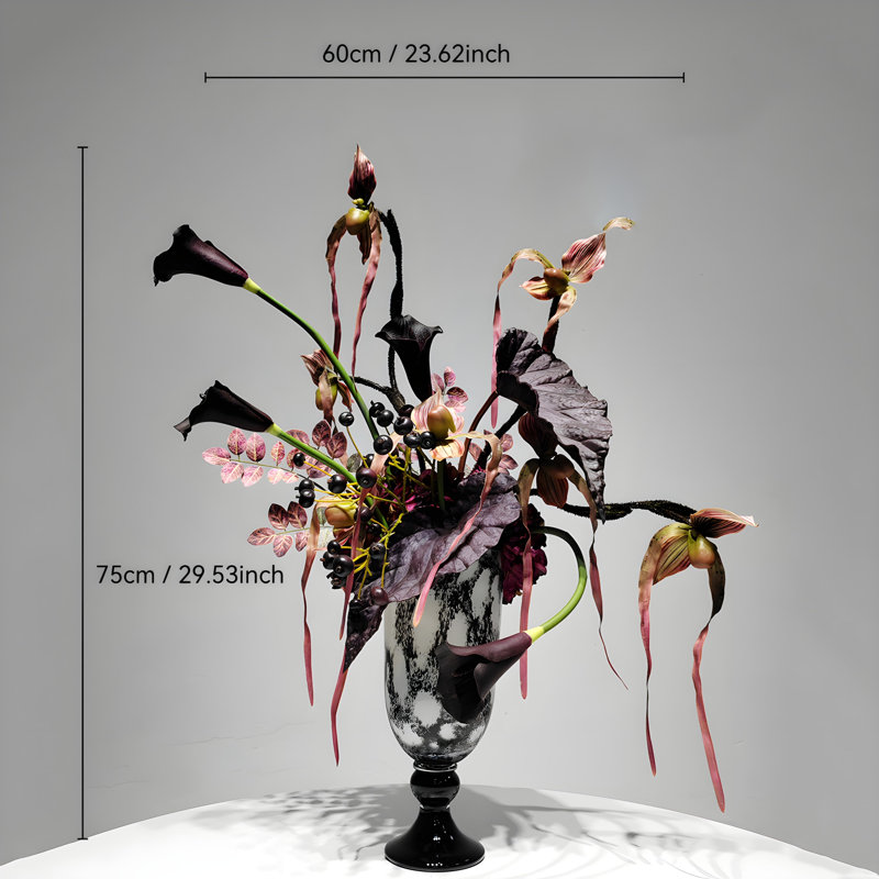Ornements de fleurs simulées