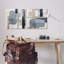 Ensemble d'art mural neutre sur toile 2 pièces Neutral Linear Abstracts, design par Jacob Q-1596233287