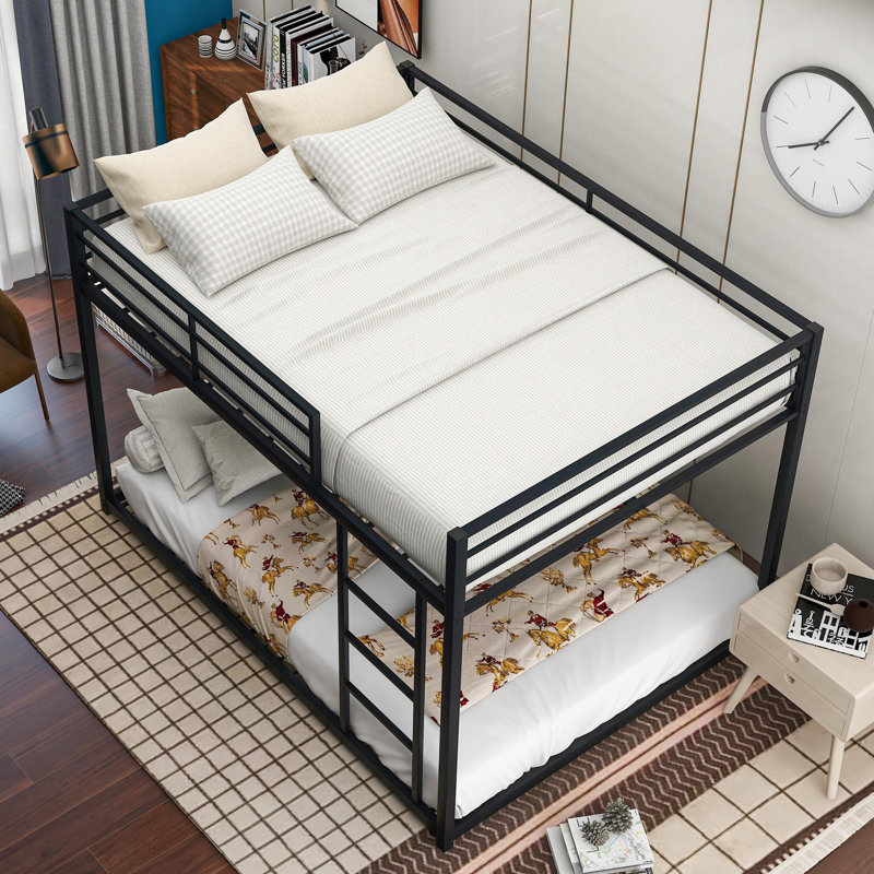 Orth Kids Bunk Bed, Full Over Full, Black