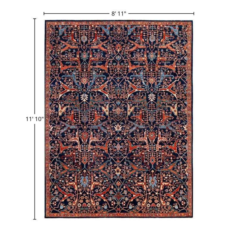 Serapi One-of-a-Kind 8' 11" X 11' 10" Hand Knotted Area Rug
