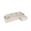 Canapé modulaire 108 po Cloud avec méridienne en forme de L et poches latérales-440609316