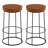 Figueiredo Upholstered Counter Stool with Iron Frame-1146977323