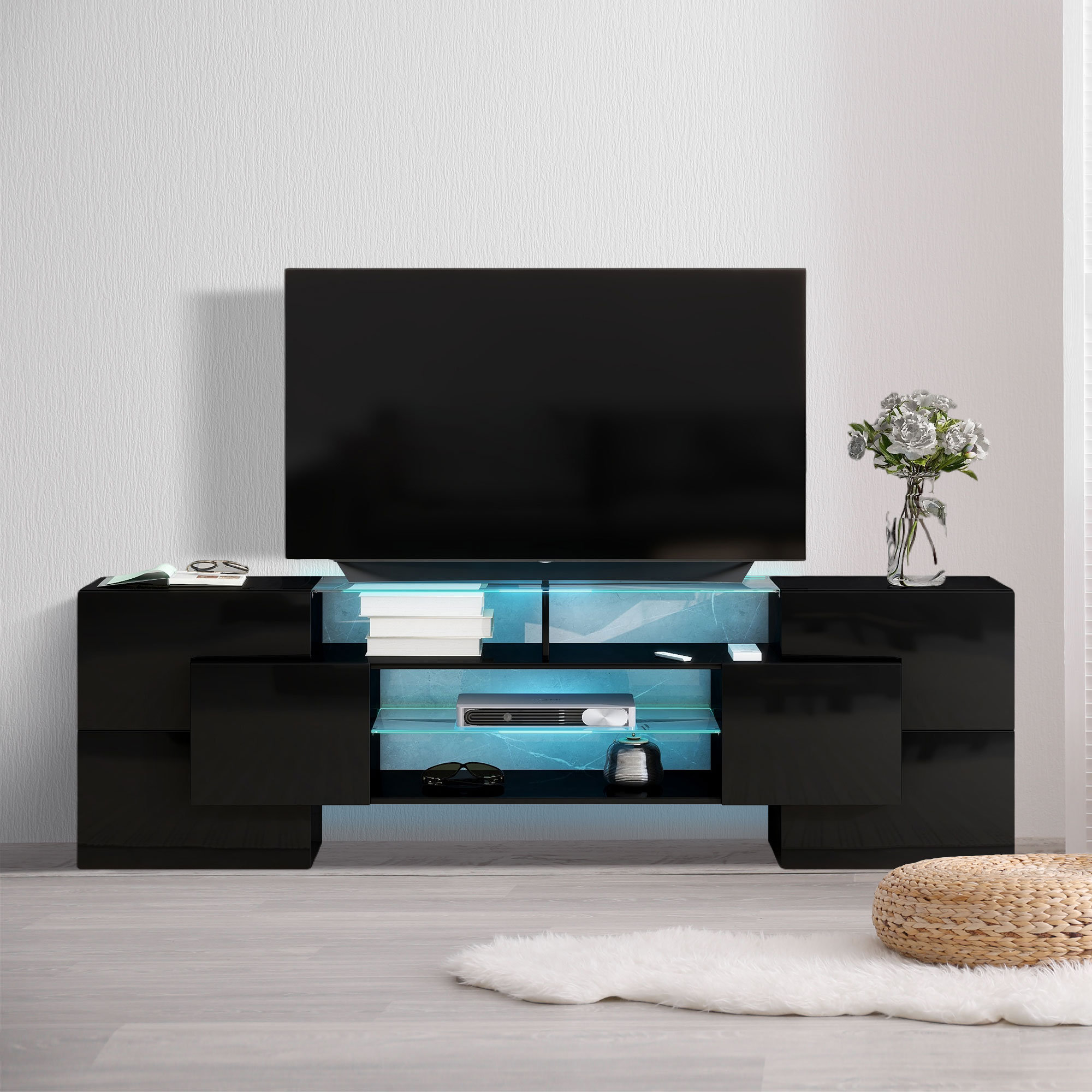 Ivy Bronx Eldoree 78.7'' Media Console | Wayfair