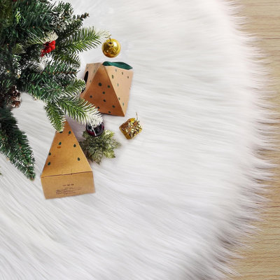 Jupe d'arbre de Noël luxueuse