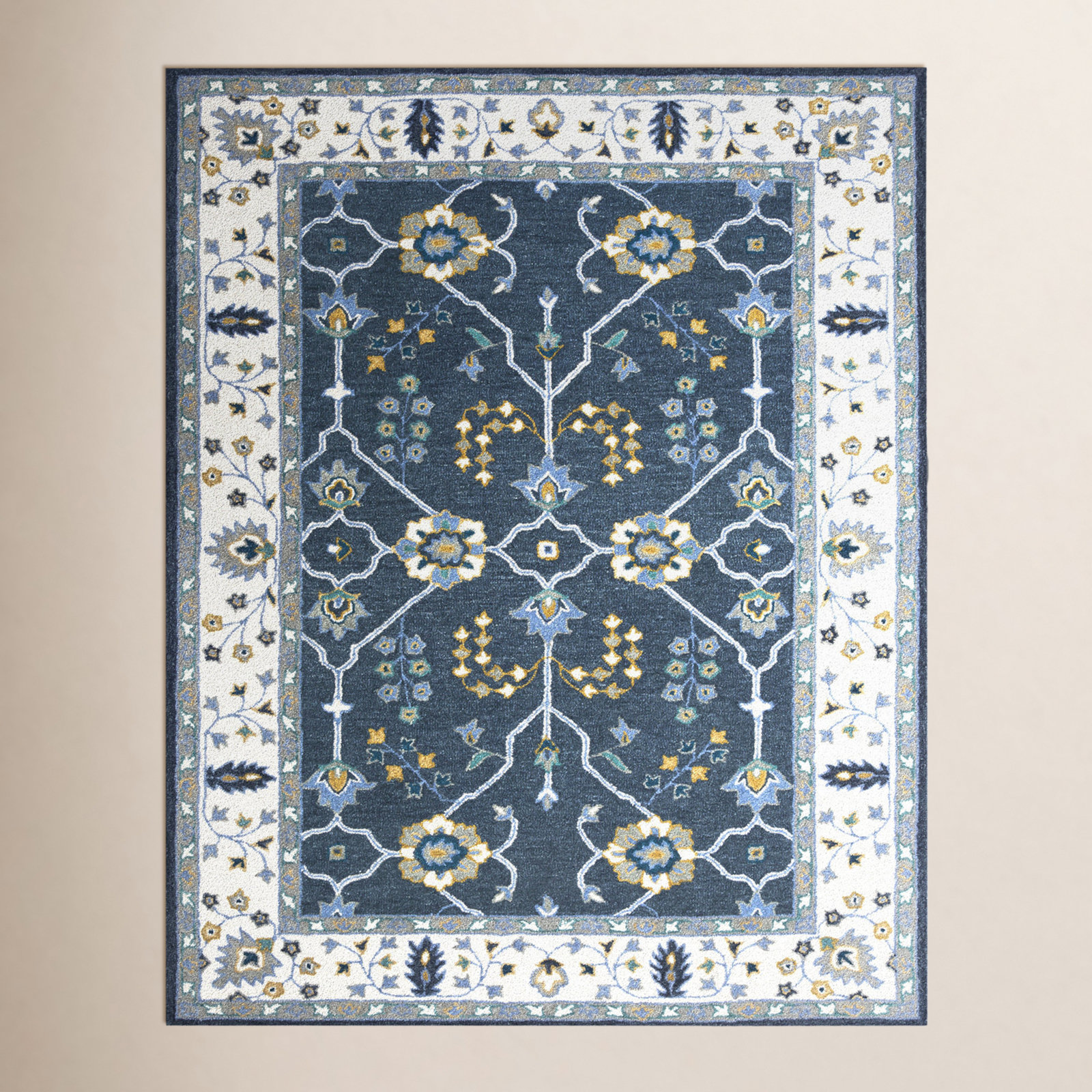 Bernard Handmade Wool Rug, Rectangle 7'9" x 9'9"