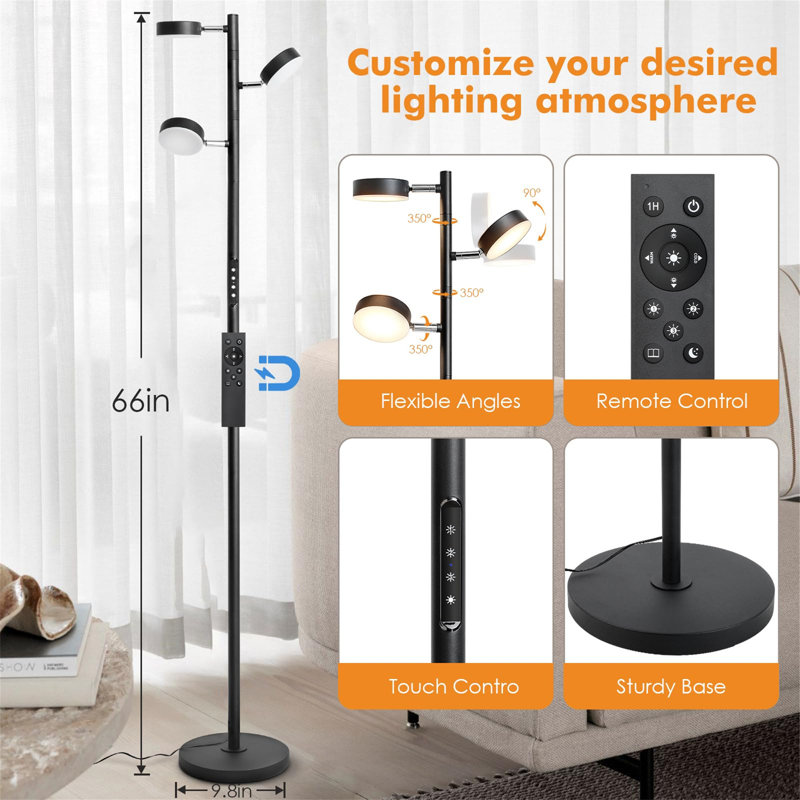 Demontrell 168cm Tree Floor Lamp
