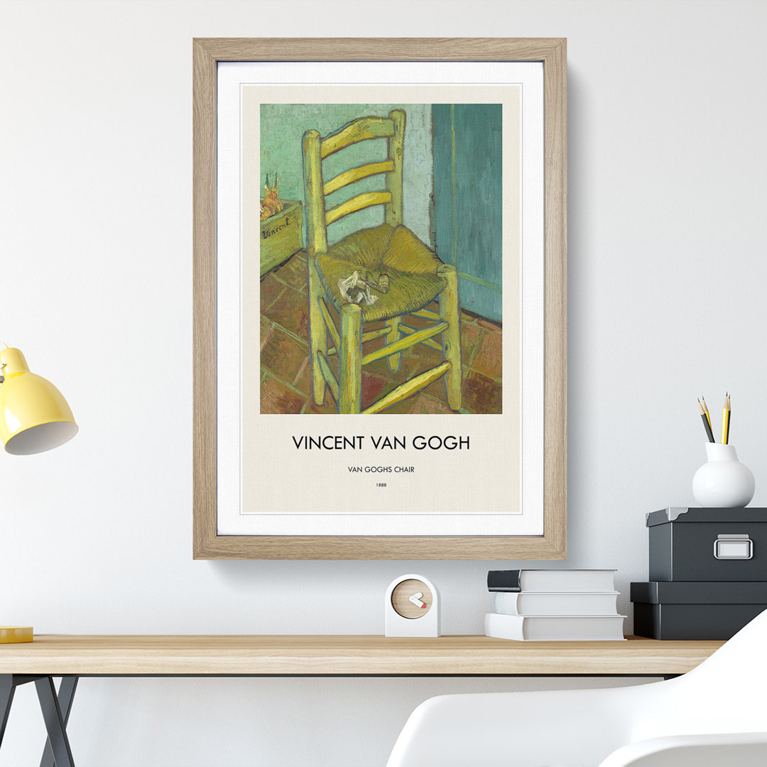 Vincents Chair by Vincent Van Gogh - Picture Frame Art Prints