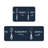 Vintage Fork Knife Eat Laugh Live Abstract Kitchen Rugs Set of 2 Dark Navy, Kitchen, Sunroom