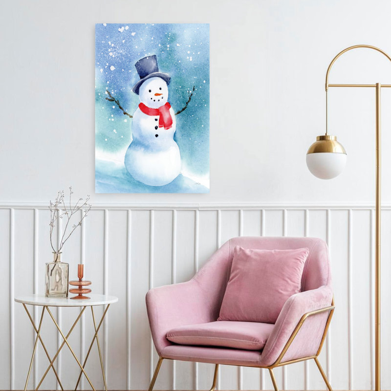 Contemporary Art Abstract Contemporary Winter Landscape Art by Katrina Pete - Wrapped Canvas Print, 60.96 cm H x 40.64 cm W