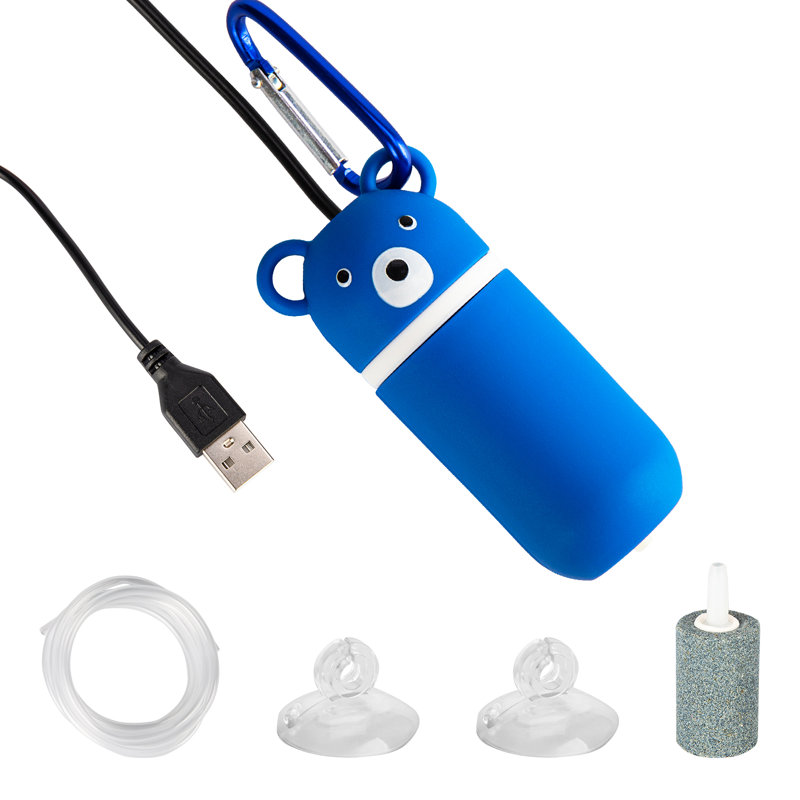 Accessoire pour aquarium Hildra, Bleu