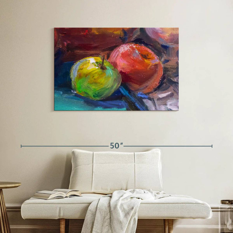 Nature morte aux pommes Yarlin, H 26 po x l 39 po