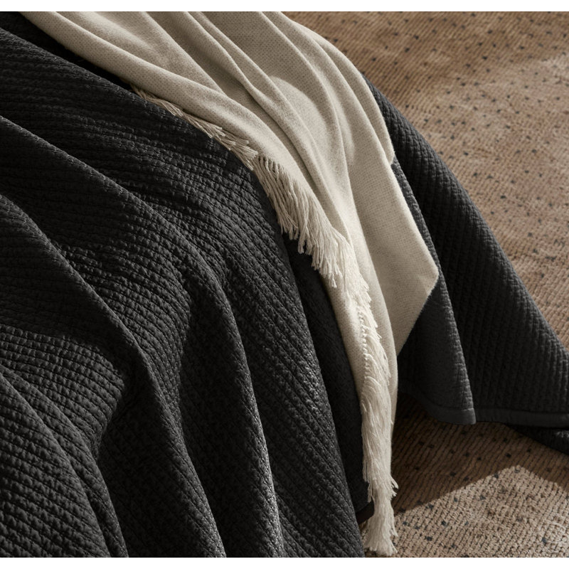 Signature Textured Stitch Quilt, King/Cal. King Quilt, Night