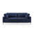Velours bleu foncé est en rupture de stock