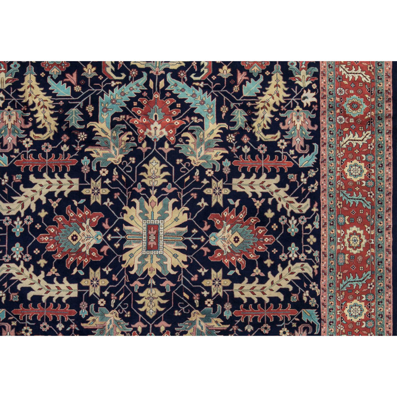 Indo One-of-a-Kind 12'2" X 15' Hand Knotted Area Rug