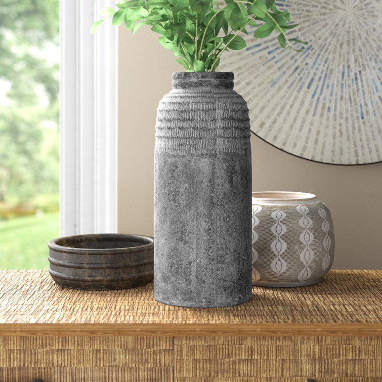 Joss & Main Elia Earthenware Table Vase & Reviews