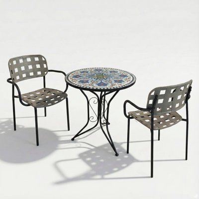 2 - Person Patio Dining Set Round Table