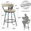 Tabouret de bar et de comptoir pivotant à dossier bas Kipton-1877053407-1854992590