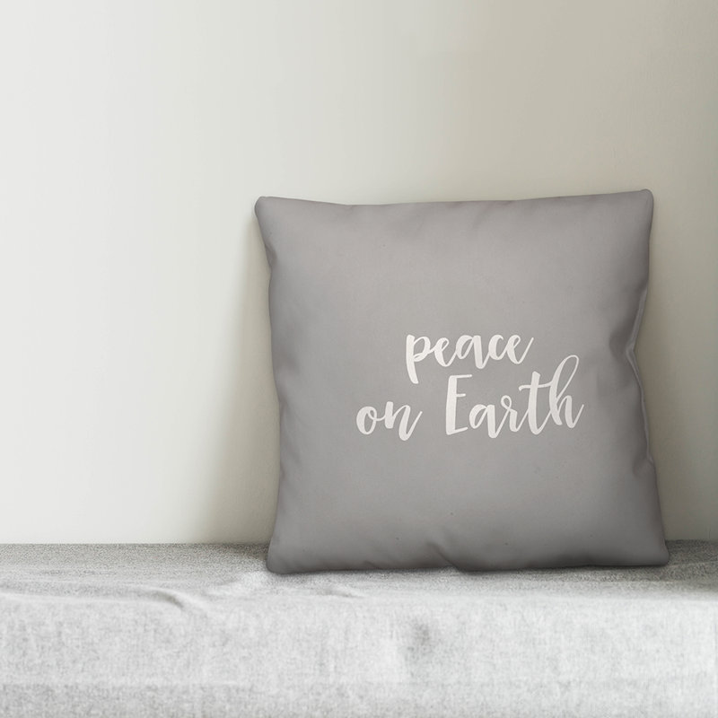 Throw Pillow, Gray, Pillow Cover