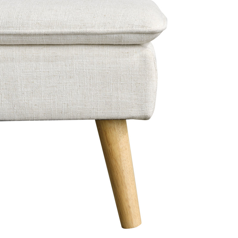 Tanner 66.1 Upholstered Futon, Tatum Cream
