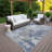 Machine Washable Indoor/Outdoor Earleville ACN2367 Abstract Rug-2011052032