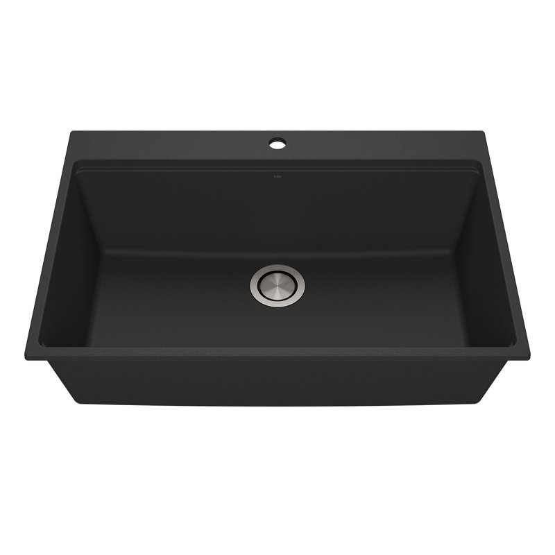 Évier de cuisine Kalia BACIA Granistone, Onyx Black