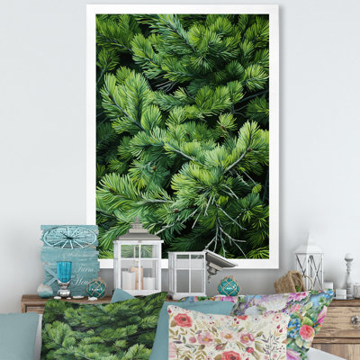 Pin de pin dans la forêt, reproduction sur toile