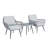 Leslye 2 - Person Patio Conversation Set with Cushions
