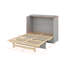 Lit escamotable double avec grand tiroir-420329643