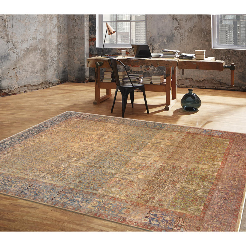 Agra Hand Knotted Wool Oriental Area Rug