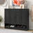 Sleek and Modern Shoe Cabinet with Adjustable Shelves, Minimalist Shoe Storage Organizer with Sturdy Top Surface, Space-saving Design Side Board for Various Sizes of Items-1167540248