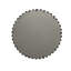 Élégant miroir mural rond perlé de P 36 po - Surface en miroir à finition ornée de perles en fer noir mat facile à installer dans un cadre intérieur avec revêtement en verre-1746147140-1746147136