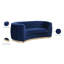 Causeuse courbée en velours 70,5 po Breccan-129988104-131080427