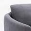 Chaise d'appoint rembourrée en lin